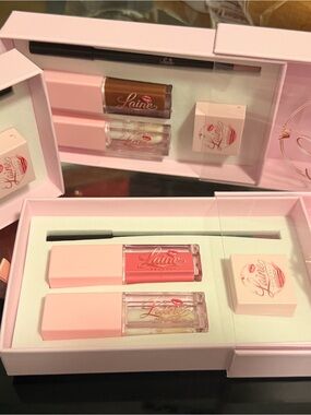 NY Collection Lip Set - Pink & Clear Gloss Duo